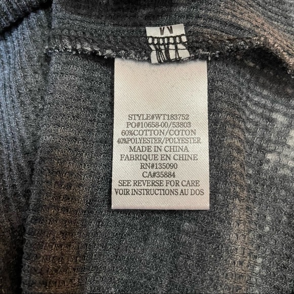 WHITE Crow trumpet sleeve distressed top, size M - Picture 9 of 9